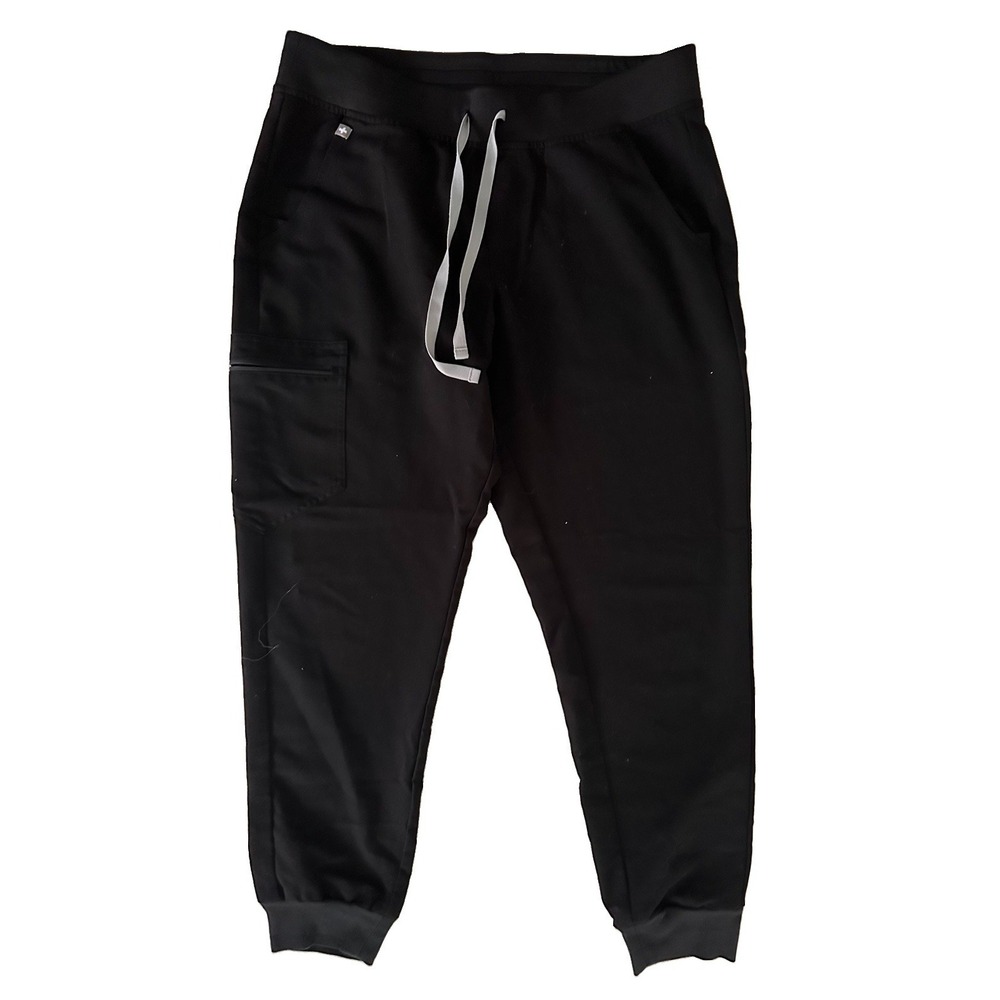 Women's Figs Techincal Collection Scrubs Zamora Joggers Black L